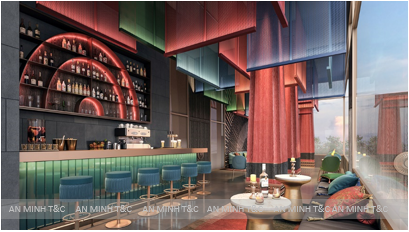 Nội thất quầy bar